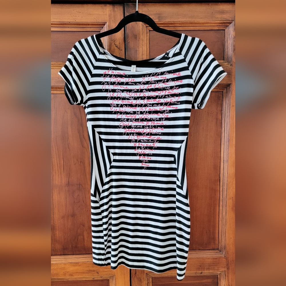 Women's Long Tee or Short Mini Dress - Size L